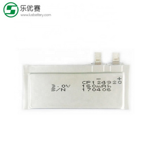 CP124920 ultra thin battery 3V 150mAh Li-MnO2 battery CP124920 flat ultra-thin 3 V