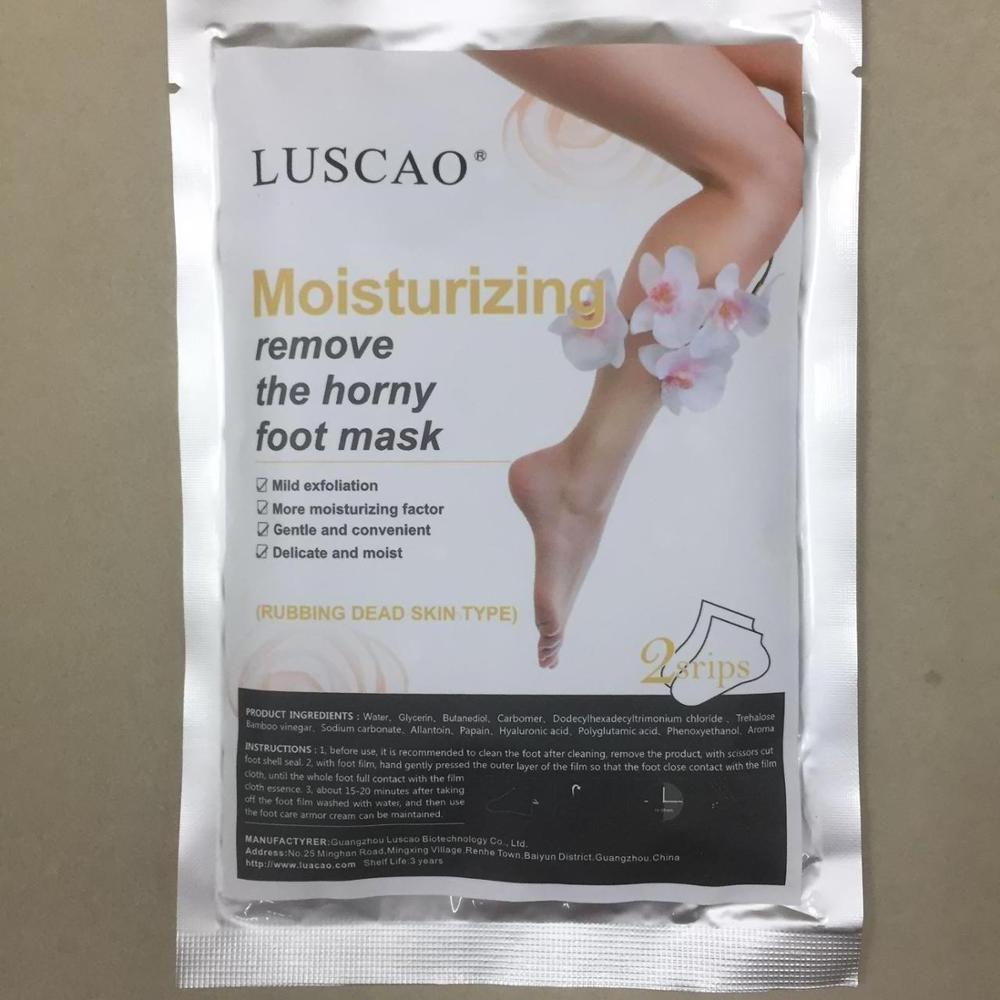 OEM Private label baby feet lavender scent peeling off calluses and dead skins exfoliating foot mask