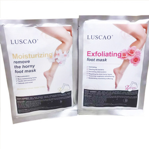 OEM Private label baby feet lavender scent peeling off calluses and dead skins exfoliating foot mask