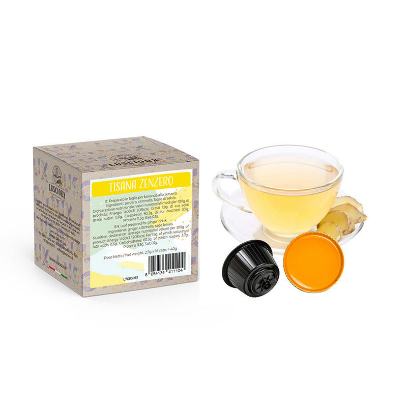 High Quality Ginger Tea Soft Drinks Herbal Tea - Dolcegusto Capsules Compatible - Different Flavor