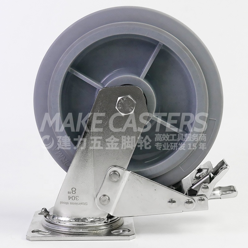 Stainless Steel Casters Wheels Heavy Duty SUS 304 316 4