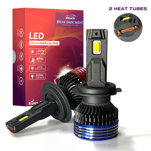 DGLS L15 Super Bright Auto Car 200W 26000lm Canbus Led HeadLight H1 H13 H7 9006 H11 Car Leds H7 H4 LED Headlight bulb with fan