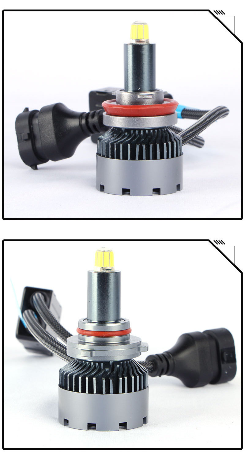 100% canbus bombillas h7 360 grados led headlights bulbs h11 h1 h4 9005 4 6 8 10 sides csp chip 360 degree car lights headlight