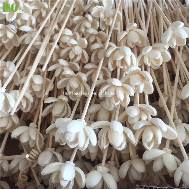 Aroma Rattan sticks sola flowers Aromatherapy Natural Plant Fragrance Rattan Reed Diffusers Flowers with Fiber Stick