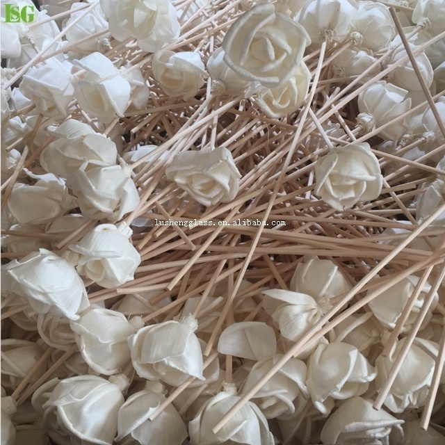 Aroma Rattan sticks sola flowers Aromatherapy Natural Plant Fragrance Rattan Reed Diffusers Flowers with Fiber Stick