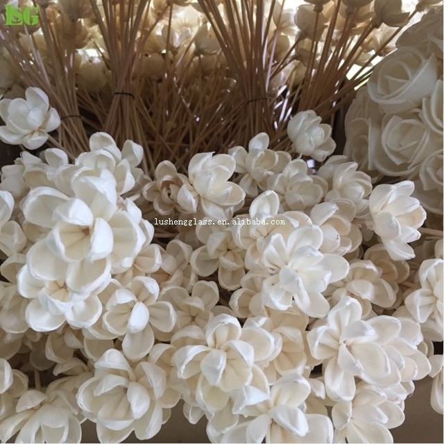 Aroma Rattan sticks sola flowers Aromatherapy Natural Plant Fragrance Rattan Reed Diffusers Flowers with Fiber Stick