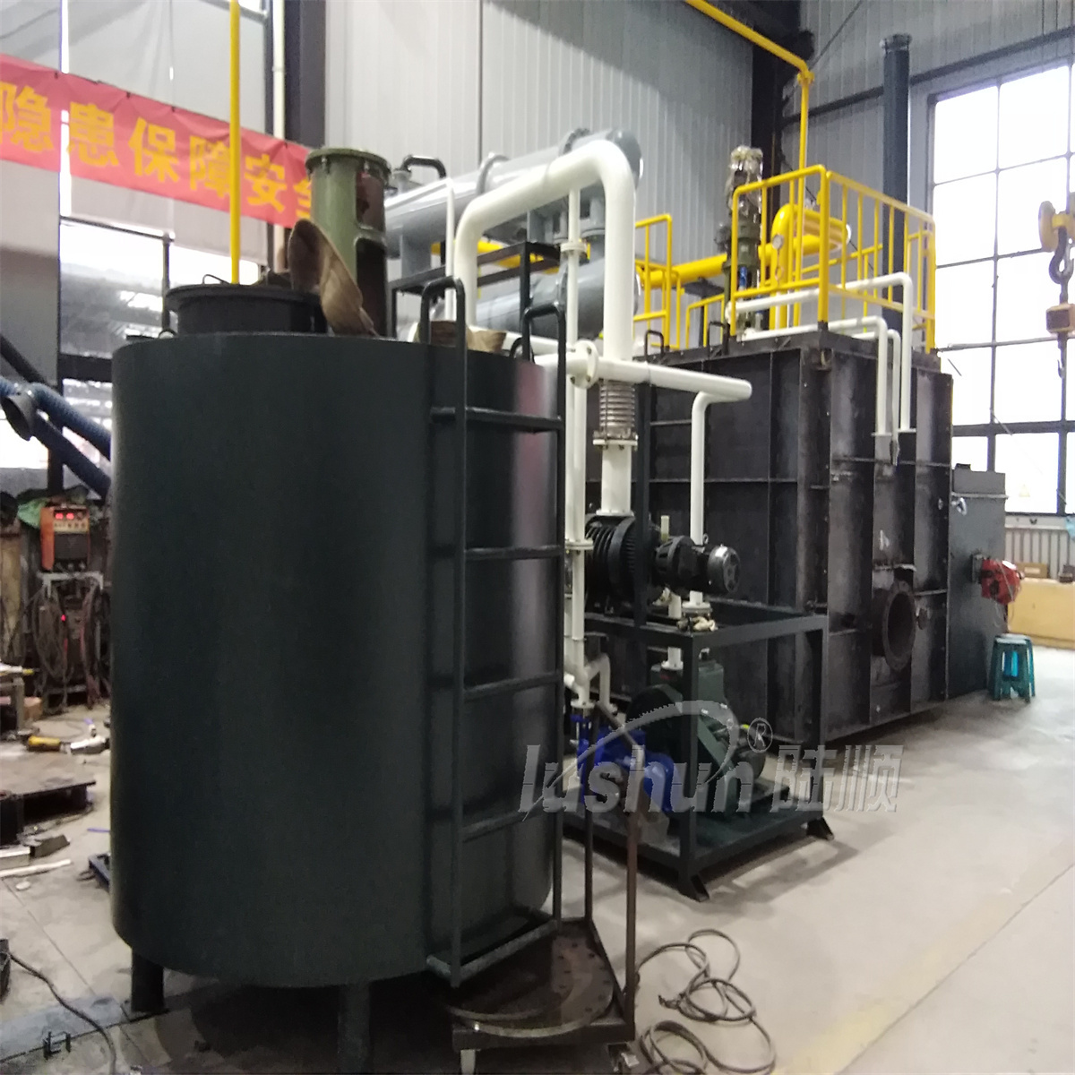 Waste Oil To New Base Oil Recycling Used Black Engine Lube Oil Filter Recycling Machine