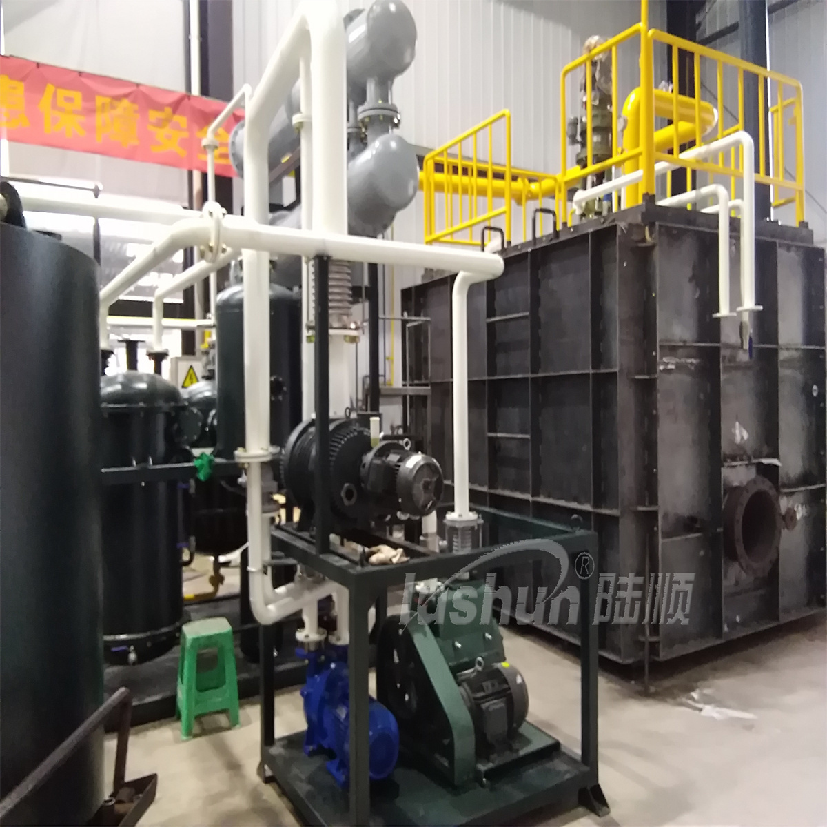 Waste Oil To New Base Oil Recycling Used Black Engine Lube Oil Filter Recycling Machine