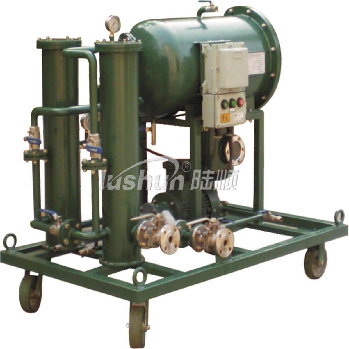 Mobile light fuel oil treatment machine oil purifier gasoline oil water separator RY series