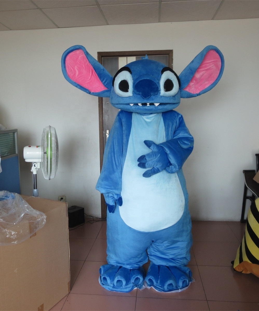 Plush Stitch Mascot Costumes For Adults Fancy Dress Costume For Advertising