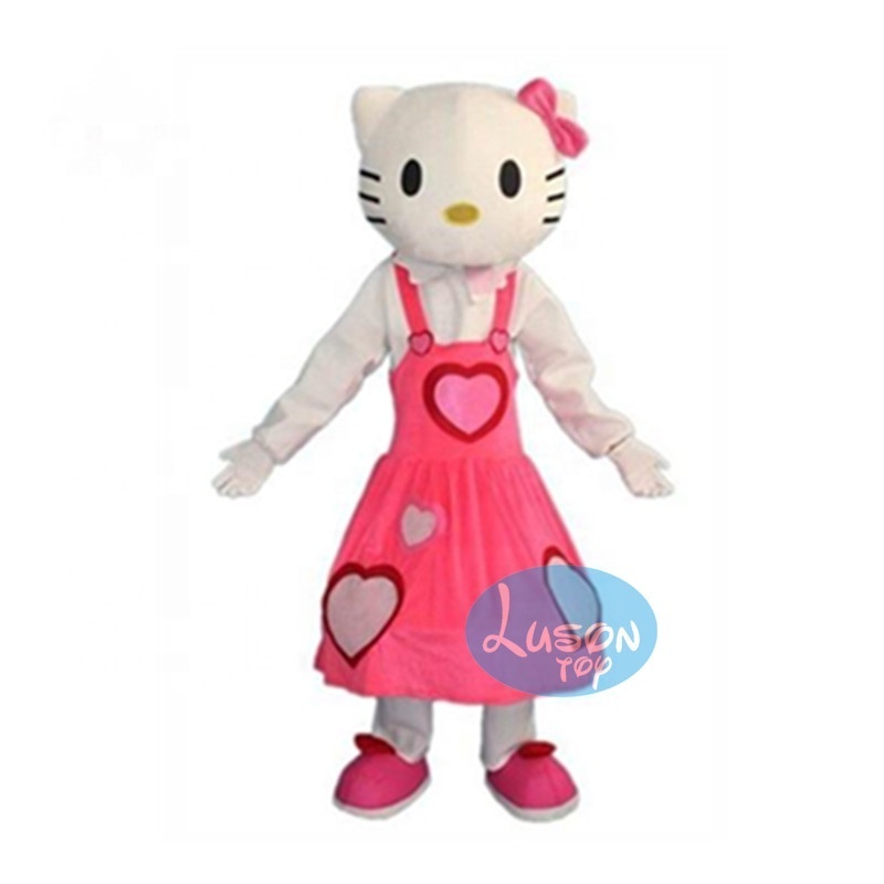 Kitty Mascot Costume Fancy Dress Halloween Cosplay Birthday Party Cosplay Gift Costumes For Adults