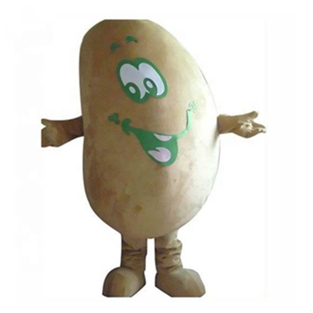 Adult Cartoon Fast Food Restaurants Potato Mascot Costume For Promotion