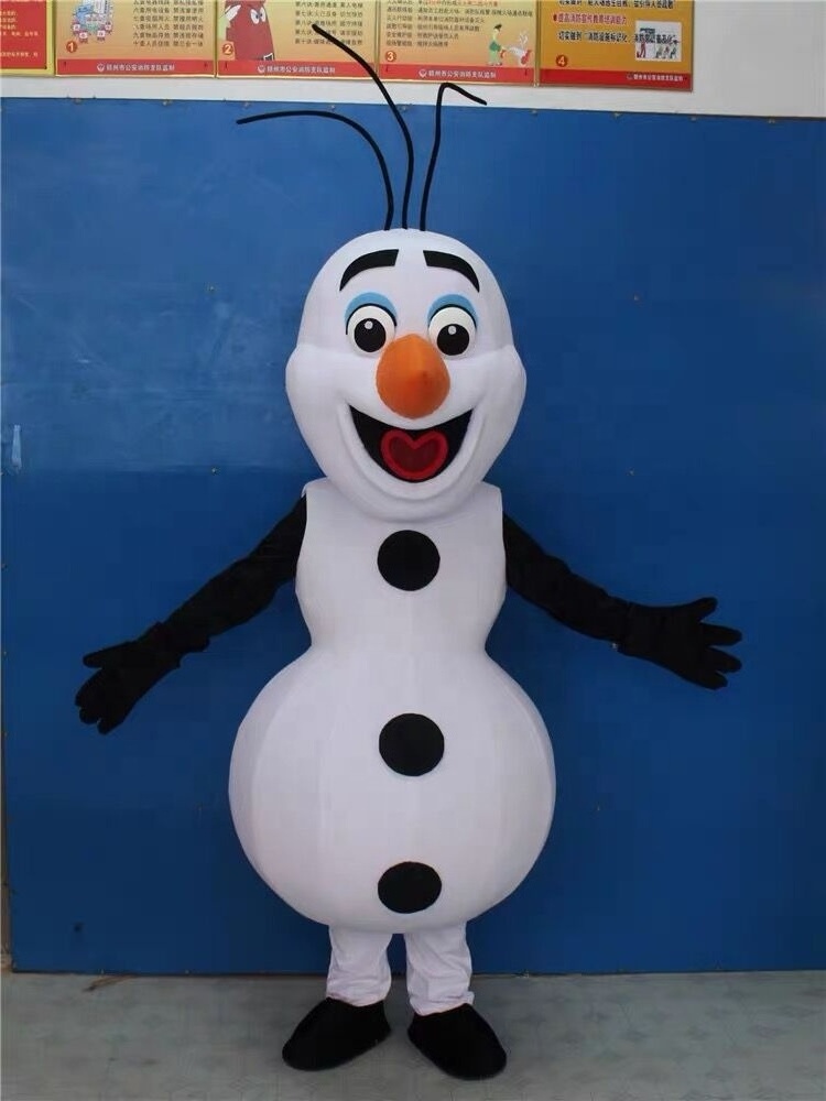 Snowman Olaf Mascot Costume For Children Adults