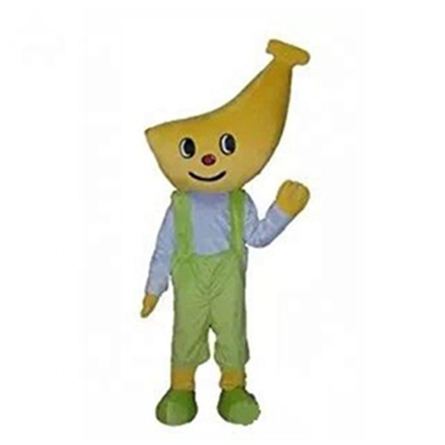 MOQ 1 Piece Adult Customized Fruit Banana Mascot Costume