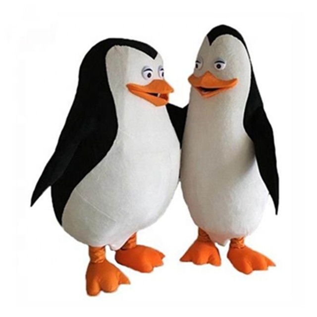 Madagascar Penguin Cartoon Character Mascot Costume