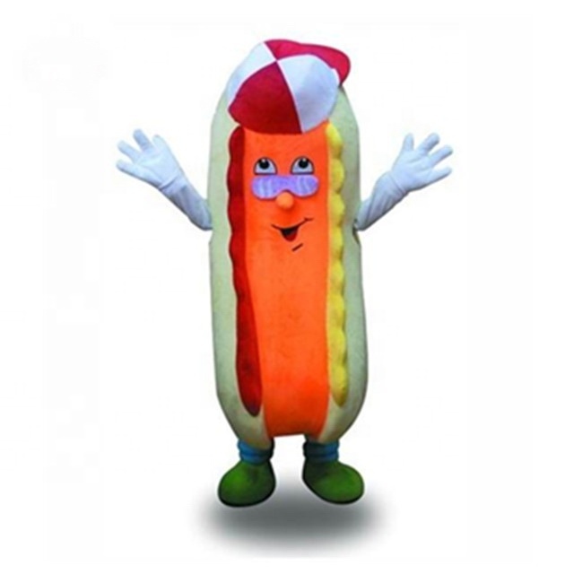 Donut Cartoon Mascot Costume Hamburger Pizza Hot Dog French Fries Adult Walking Cosplay Halloween Party Performance Props