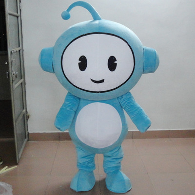 Custom Made Promotional Teletubbies Robot Blue Baby Show Mascot Costume