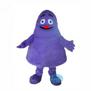 Purple Grimace Halloween Costume Suit Grimace Mascot Costume for adult and kids