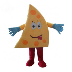 Custom Adult Gouda Cheese Mascot Costume For Food Shop Promotion