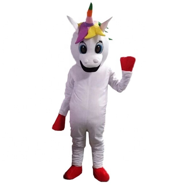 Unicorn Horse Pony Mascot Costume Adult Character For Amusement Park