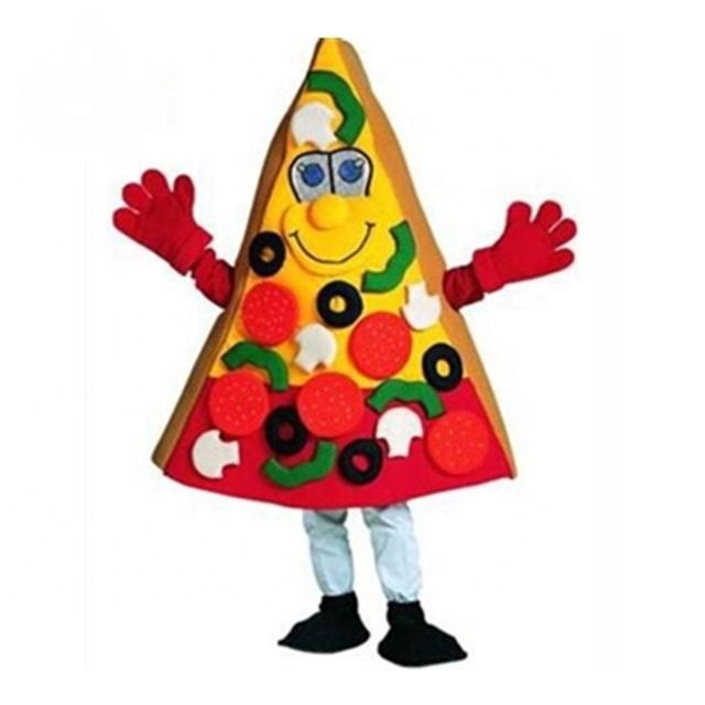 Performance Food Pizza Mascot Costumes Halloween Fancy Party Dress