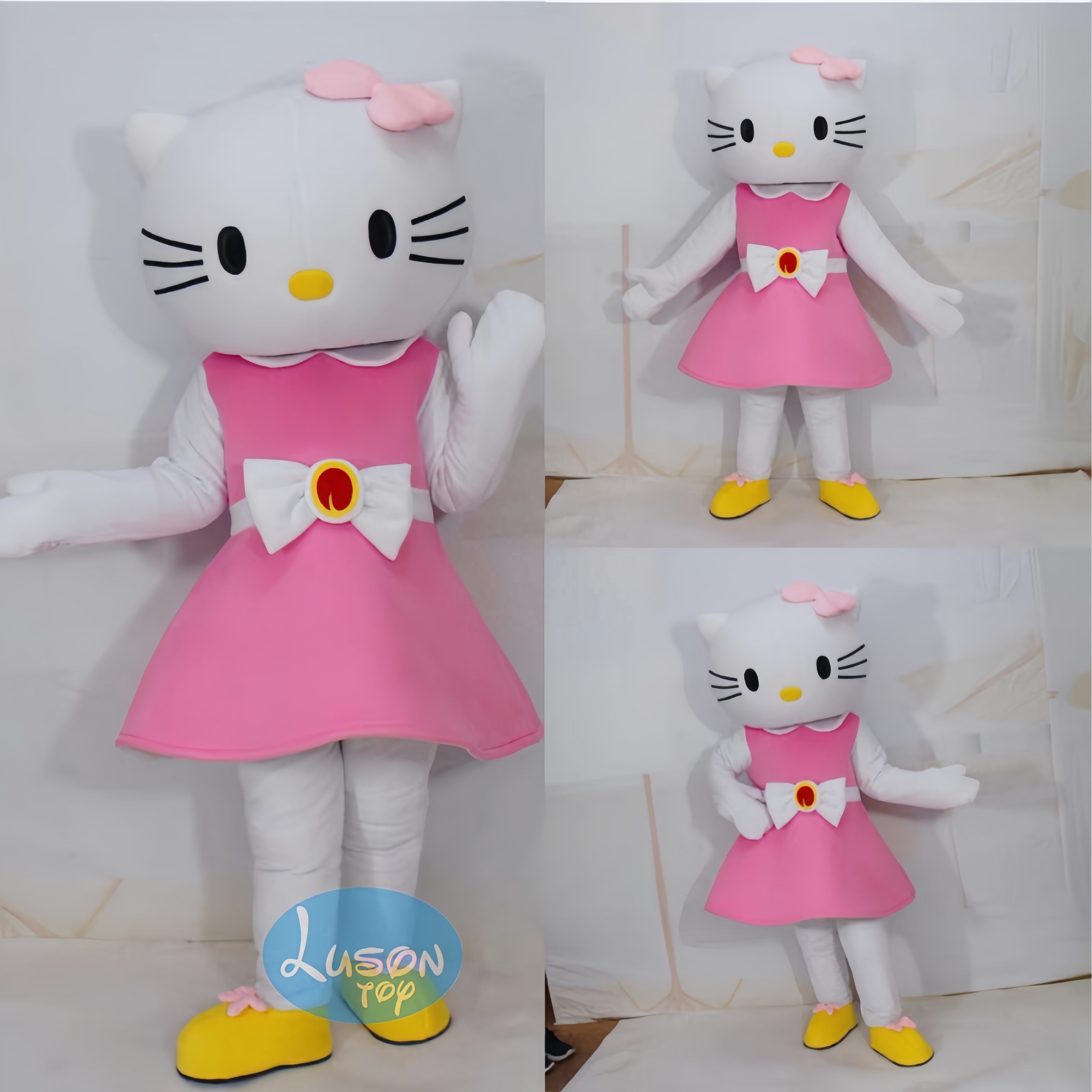 Kitty Mascot Costume Fancy Dress Halloween Cosplay Birthday Party Cosplay Gift Costumes For Adults