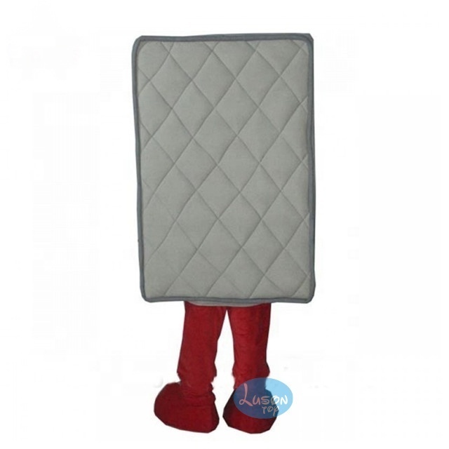 Customized Your Brand Promotional Gray Mattress Mascot Costume For Adult