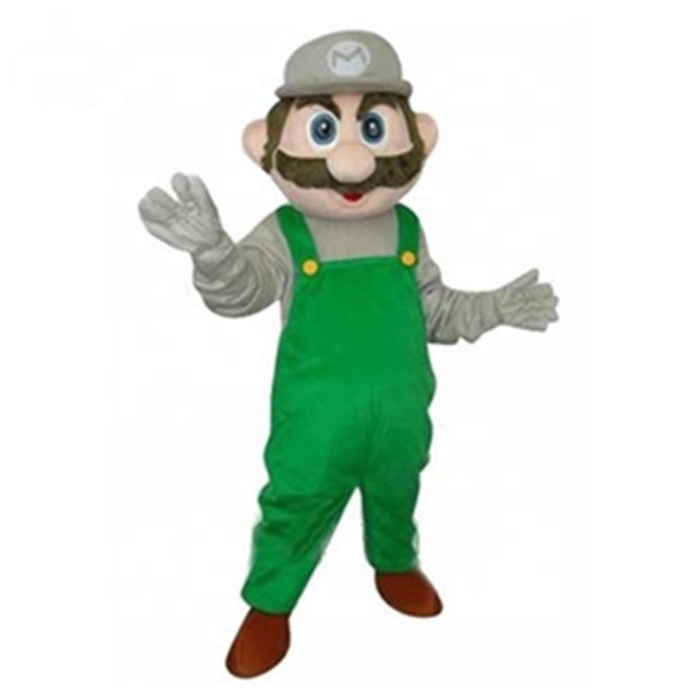 Factory wholesale In stock Cheap Price Custom Super Mario Mascot Soft Fur Plush Mascot For Display Mascot Costumes