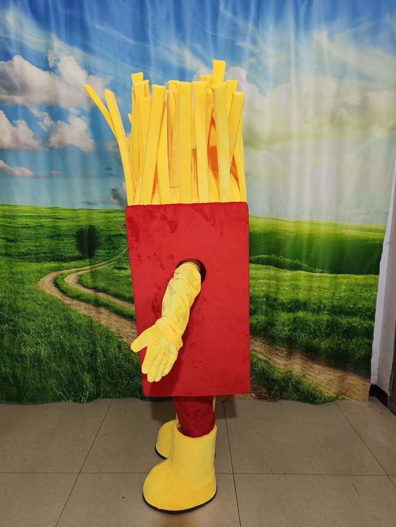 McDonalds KFC Fast Food Theme French Fries Mascot Costume