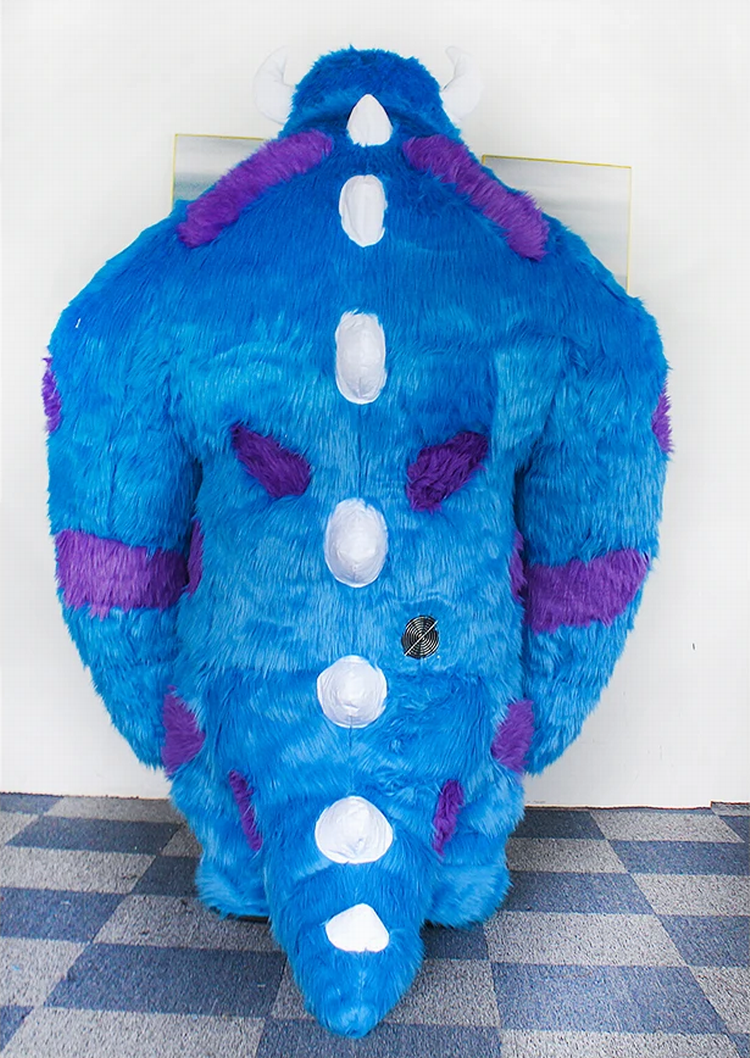 Adult Inflatable Monster Sully Mascot Costume Rental Halloween Props