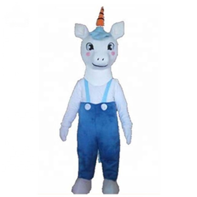 Unicorn Horse Pony Mascot Costume Adult Character For Amusement Park