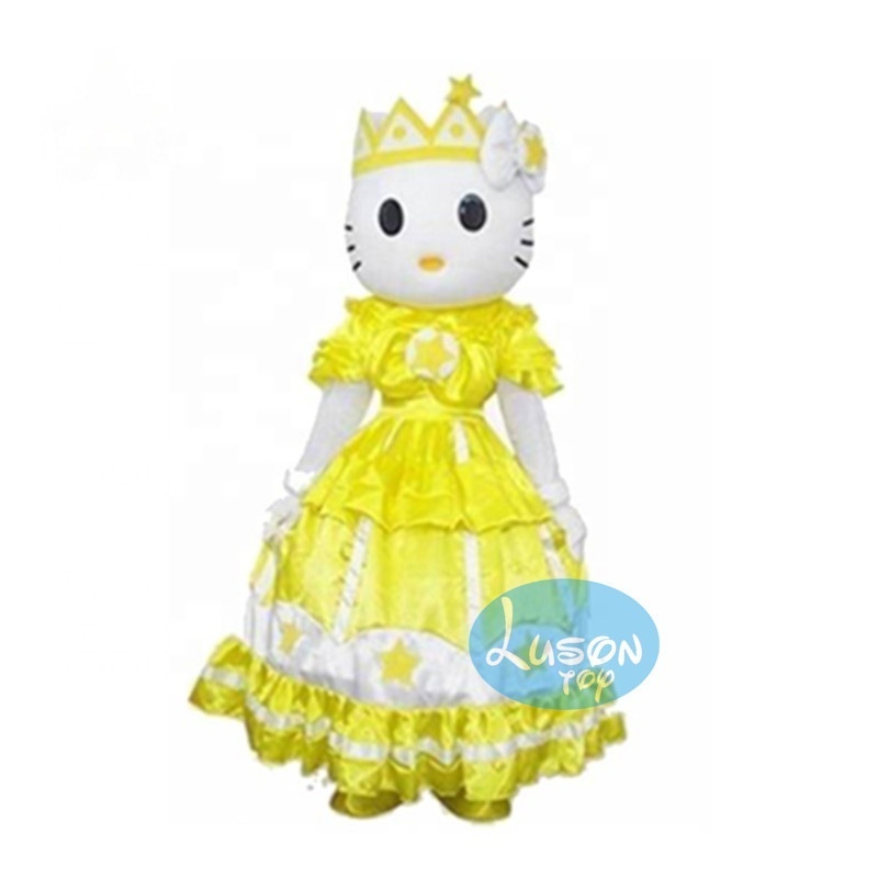 Cosplay Hello Kitty Cat Cartoon Mascot Costume Advertising Ceremony Costume Fancy Dress