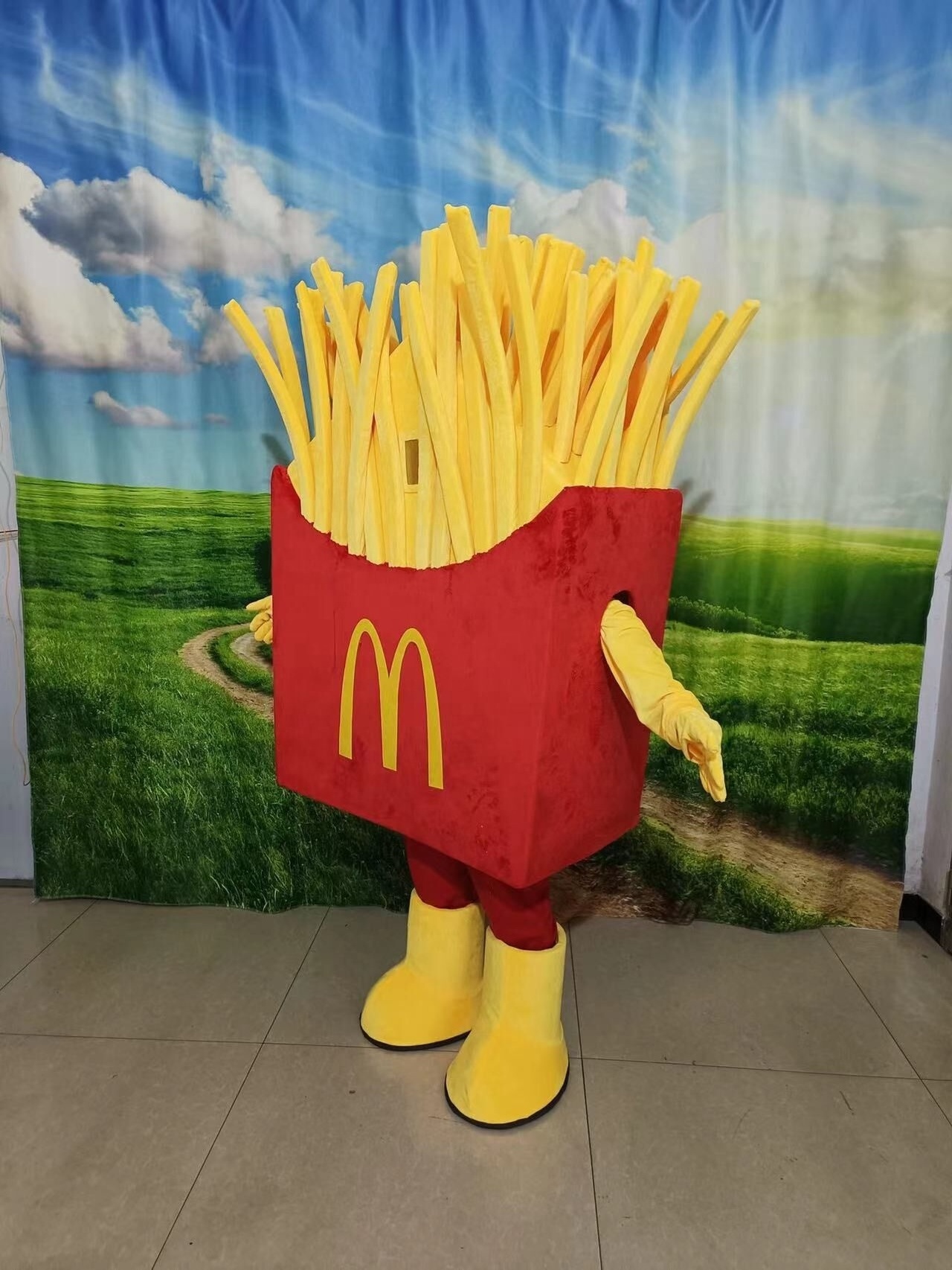 McDonalds KFC Fast Food Theme French Fries Mascot Costume