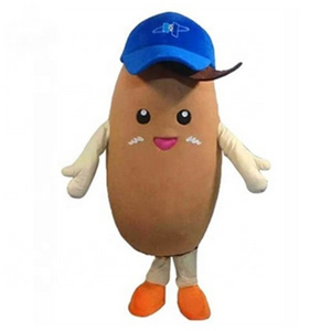 Adult Cartoon Fast Food Restaurants Potato Mascot Costume For Promotion