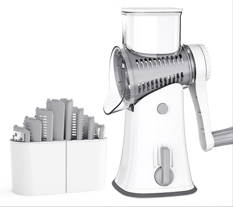 High Quality Rotary Cheese Grater Shredder 5 In 1mandoline Slicers Drum Vegetable Slicer Chopper Potato Cutter Grinder