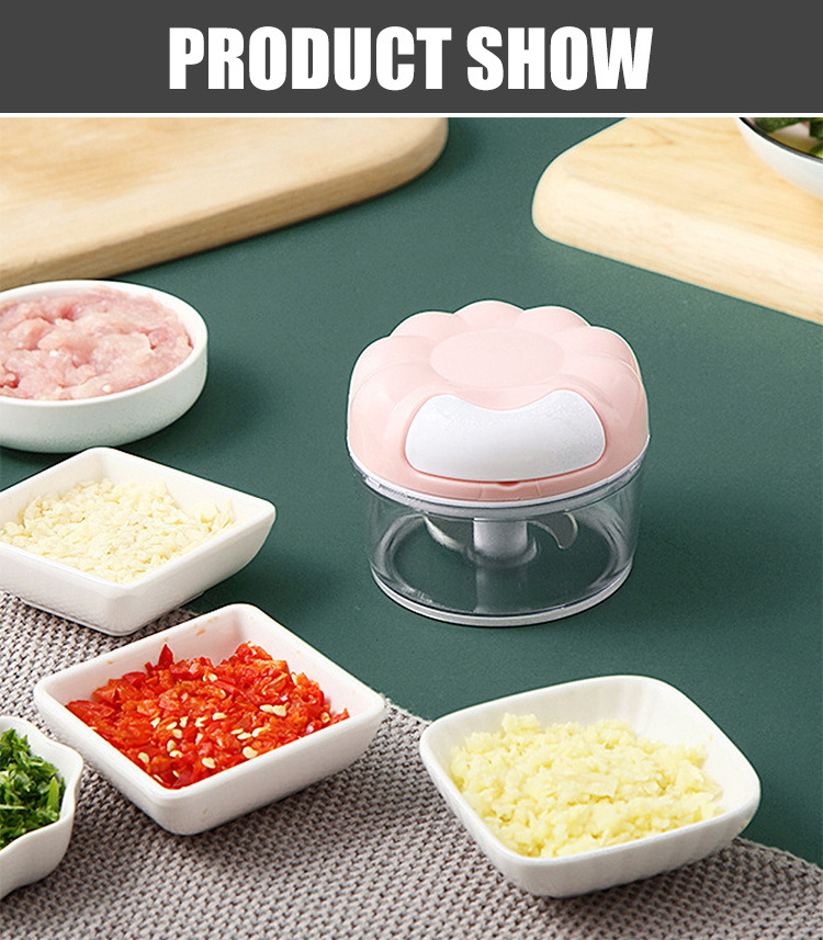 Multifunction Magic Pull Chopper vegetable cutter meat garlic crusher chopper slicer