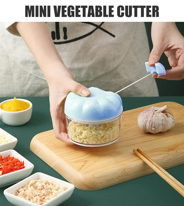 Multifunction Magic Pull Chopper vegetable cutter meat garlic crusher chopper slicer