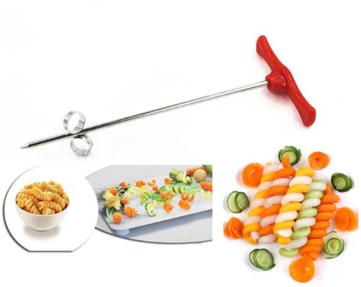 Vegetable Spiral Twist Knife manual Roller Spiral Slicer Radish Potato Tools Vegetable Spiral Cutter