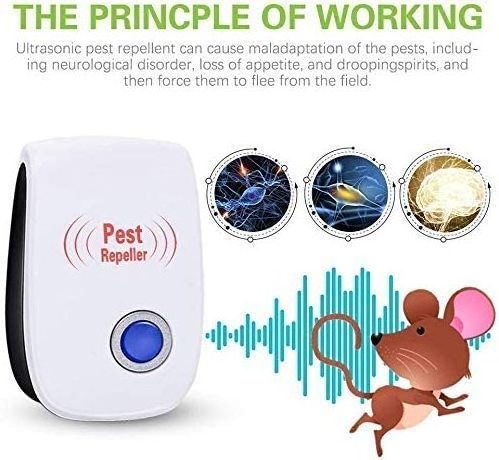 Ultrasonic Pest Repeller Plug in   Mosquito Repell-ent  Electronic Pest Control  for Home Kitchen  Office