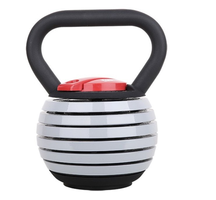 Wholesale High Quality Home Gym Fitness Workouts Kettle Bell Set Up To 40Lb Cast Iron Rubber Base Adjustable Kettlebell