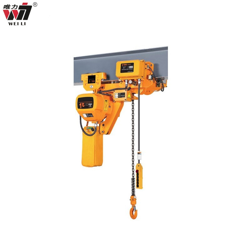 Wholesale Best Price Pulling Wireless Remote Control 1 Ton Wire Rope Electric Motor Chain Hoist Trolleys With Cable