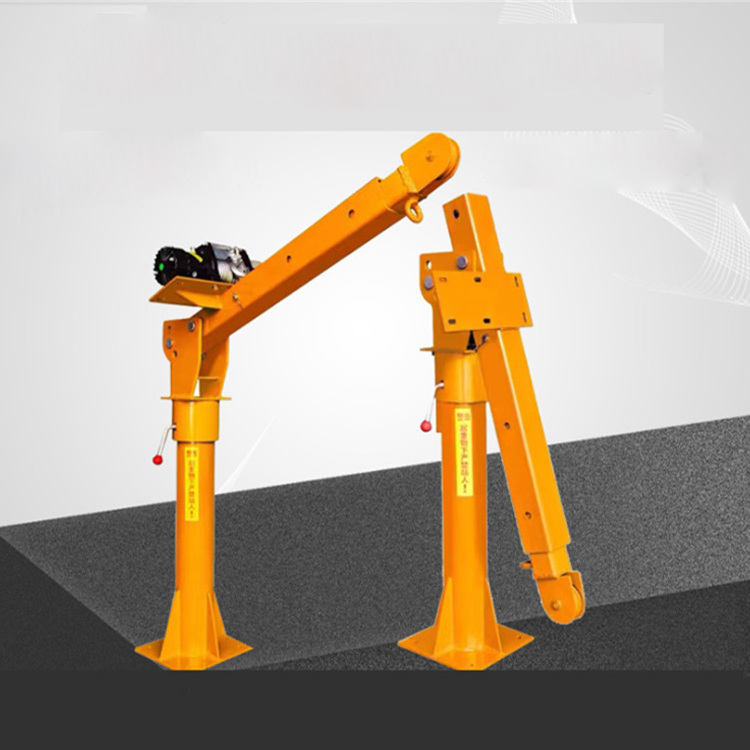 Professional Custom Small Mounted Crane Small Floor Mounted Folding Arm Swing Jib Crane For Workshop