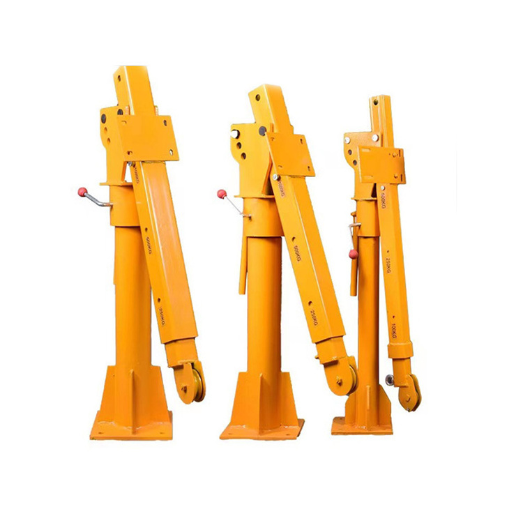 Professional Custom Small Mounted Crane Small Floor Mounted Folding Arm Swing Jib Crane For Workshop