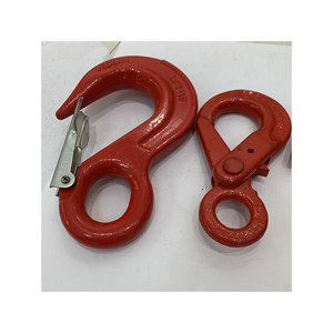 Crane swivel hooks  eye self-locking swivel  hook with catch for lifting