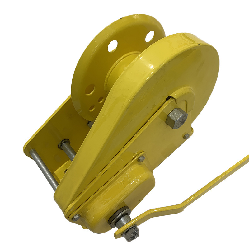 Worm gear hand winch rope capstan winch manual hand operated winches