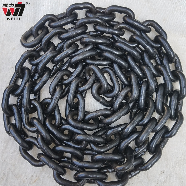 Hebei lifting long and short link load chain G80 chain for lifting construction