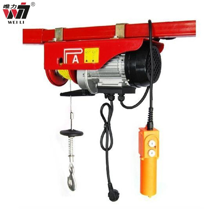 1000kg 1200kg 400kg 800 Kg 500kg 125kg 300kg 200kg Small Mini Wire Rope Electric Lift Hoist Price