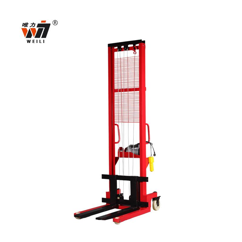 High Quality self lifting electric forklift warehouse automatic stacker