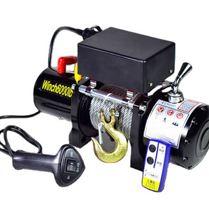 Remote wireless control car electric winches 12 volts truck trailer winch