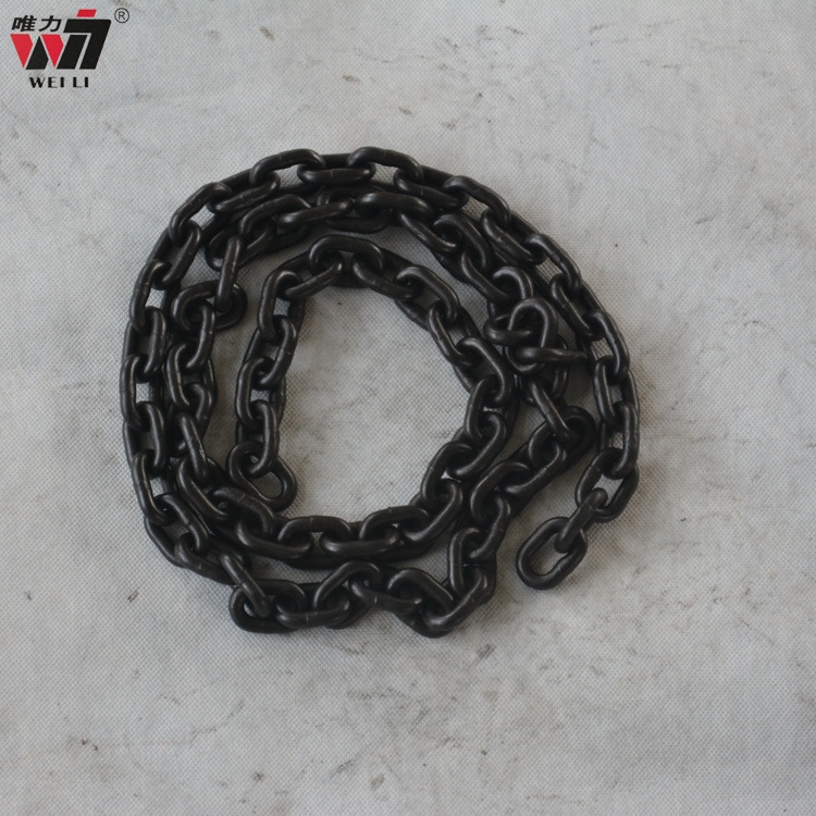 Heavy duty industrial galvanization lifting chain g80 lift chain 6mm hook lifting chain slings